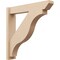 Ekena Millwork 6-in W x 32-in D x 32-in H Funston Slat Rough Cedar Woodgrain TimberThane Outlooker, Primed Tan OUTUR060X32X32FST24RCPR - alternate 1